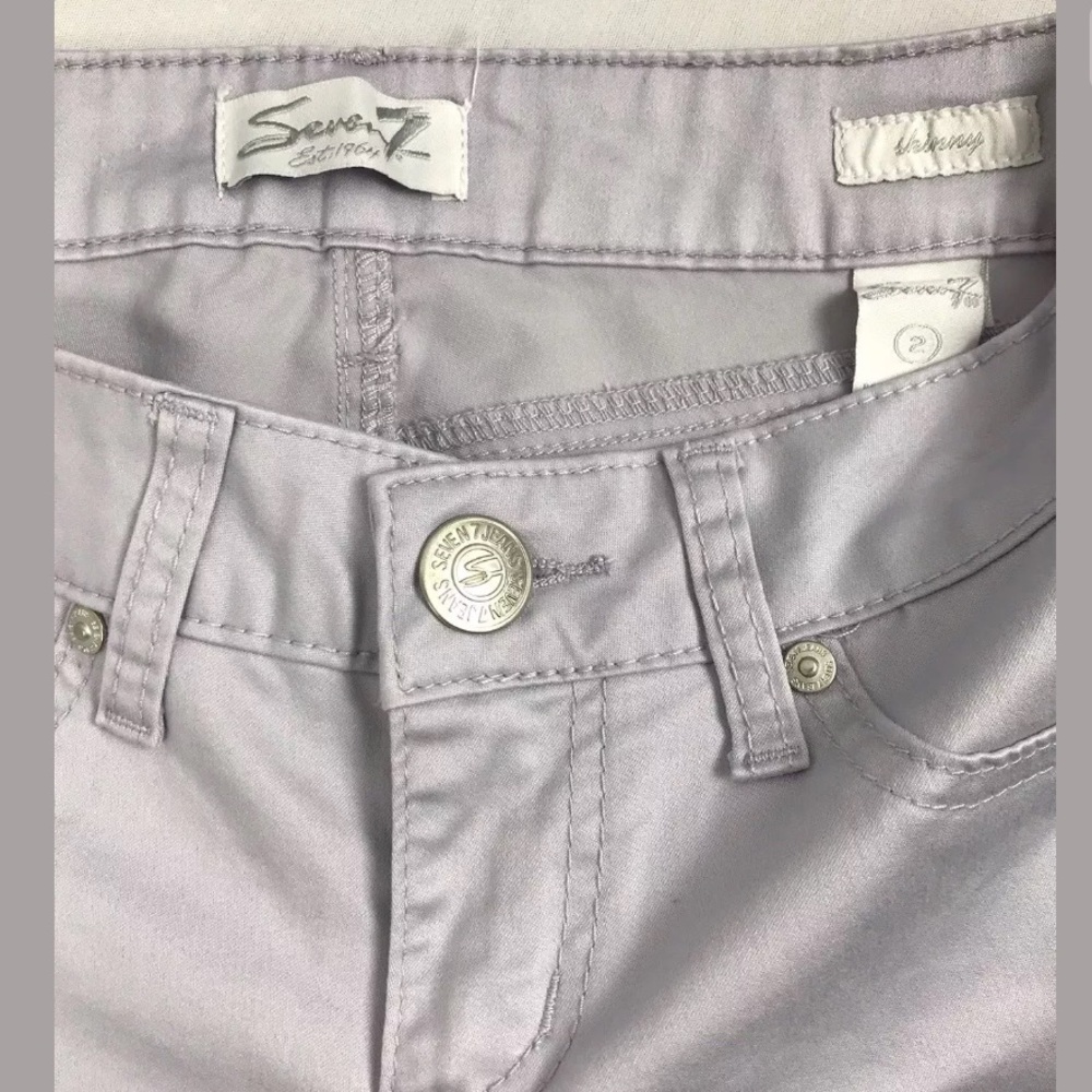 Seven7 Skinny Fit Jean Lt Gray Size 2. - Picture 5 of 5